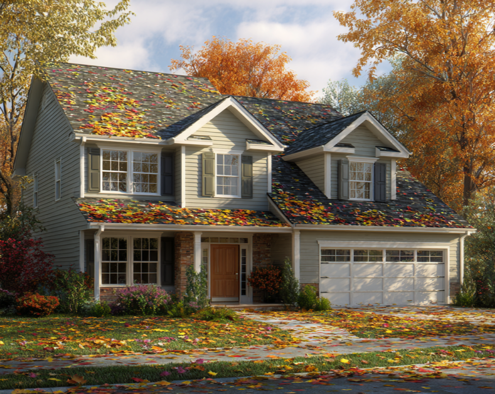 leaves that fall on roof in South Ohio